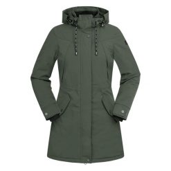 Wodoodporna parka dla kobiet ELT Ontario. Niebieskie parki ELT, na zimę, l, z elastanu, bez kaptura. Za 638.00 zł.