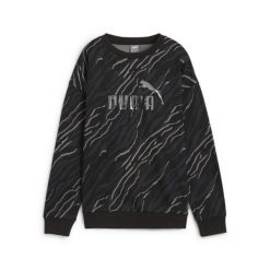 Damska bluza z grafiką ESS+ ANIMAL PUMA Black. Czarne bluzy Puma, s, bez wzorów, bez kaptura. Za 168.99 zł.