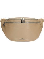 Wojas Skórzana saszetka w kolorze beżowym - 36 x 21 x 12 cm rozmiar: onesize. Brązowe torby na ramię Wojas, bez wzorów, z materiału, sportowe, przez ramię, bez dodatków. Za 316.24 zł.