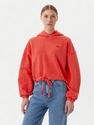 Tommy Jeans Bluza DW0DW20314 Pomarańczowy Relaxed Fit. Brązowe bluzy Tommy Jeans, xl, bez wzorów, z bawełny, bez kaptura. Za 249.99 zł.