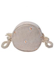 Clayre & Eef Torebka w kolorze szarym - Ø 15 cm rozmiar: onesize. Szare torby na ramię Clayre & Eef, bez wzorów, z materiału, na ramię, bez dodatków. Za 57.20 zł.