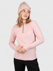 Brunotti Bluza polarowa "Misma" w kolorze jasnoróżowym rozmiar: XL. Różowe bluzy Brunotti, xl, bez wzorów, z polaru, bez kaptura. Za 83.62 zł.