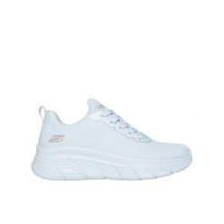 Buty sportowe sneakersy damskie Skechers Bobs niebieskie. Niebieskie obuwie sportowe Skechers, bez zapięcia, do biegania, Skechers Sport. Za 219.99 zł.