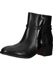 Marco Tozzi Skórzane botki w kolorze czarnym na obcasie rozmiar: 42. Czarne botki Marco Tozzi, bez wzorów, bez obcasa, na obcasie, bez zapięcia. Za 242.45 zł.