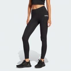 Legginsy Essentials Linear Cotton. Białe legginsy Adidas, l, bez wzorów, z bawełny. Za 119.00 zł.