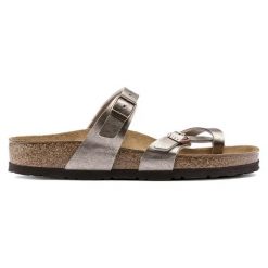 Japonki damskie Birkenstock Mayari BF (1016409). Żółte klapki Birkenstock, bez wzorów, bez obcasa. Za 349.99 zł.