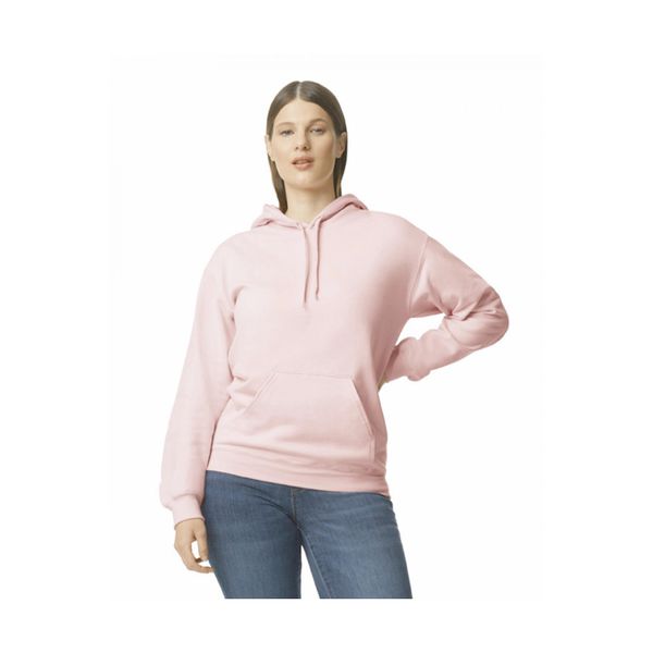 Bluza z kapturem Gildan Midweight Softstyle. Czerwone bluzy GILDAN, s, bez wzorów, z bawełny, z kapturem. Za 139.00 zł.