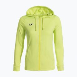 Bluza tenisowa damska Joma Sculpture II Zip-Up Hoodie W. Zielone bluzy Joma, l, bez wzorów, z elastanu, bez kaptura. Za 169.99 zł.