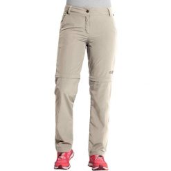 Spodnie trekkingowe Jack Wolfskin Marrakech Zip Off. Brązowe spodnie sportowe Jack Wolfskin, bez wzorów, z poliamidu, trekkingowe. Za 207.00 zł.