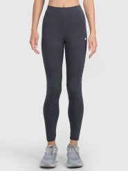 4F Legginsy w kolorze antracytowym rozmiar: L. Czarne legginsy 4f, l, bez wzorów. Za 37.99 zł.