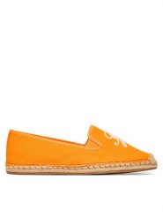 Tommy Hilfiger Espadryle Th Script Summer Espadrille FW0FW09240 Pomarańczowy. Brązowe espadryle TOMMY HILFIGER, bez wzorów, z materiału, bez obcasa, bez zapięcia. Za 289.99 zł.