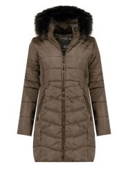 Canadian Peak Parka "Armonica" w kolorze beżowym rozmiar: XXL. Brązowe parki Canadian Peak, xxl, bez kaptura. Za 210.81 zł.