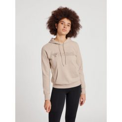 Damska bluza z kapturem Hummel Noni 2.0. Szare bluzy sportowe Hummel, xs, bez wzorów, z bawełny, z kapturem. Za 194.50 zł.