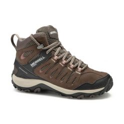 Buty turystyczne damskie Crosslander Mid wodoodporne. Trekkingi Merrell, z kauczuku, trekkingowe. Za 429.99 zł.