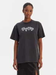 HUGO T-Shirt Vintage 50561164 Czarny Relaxed Fit. Czarne t-shirty Hugo, xs, bez wzorów, z bawełny, bez kołnierzyka, bez ramiączek. Za 319.99 zł.