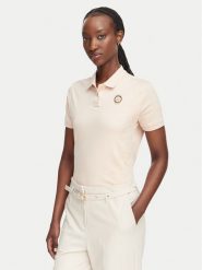 Beverly Hills Polo Club Polo L2608-HR Różowy jasny Regular Fit. Czerwone koszulki polo Beverly Hills Polo Club, l, bez wzorów, z bawełny, bez kołnierzyka, bez ramiączek. Za 245.99 zł.