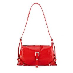 Torebka JENNY. Czerwone torebki klasyczne Jenny, bez wzorów, bez dodatków. Za 129.99 zł.