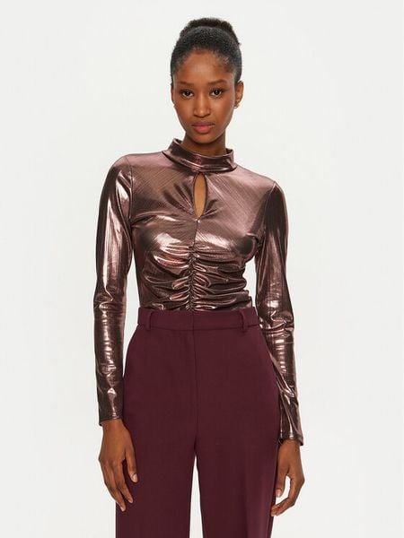 Artigli Bluzka ACMA000702 Różowy Regular Fit. Czerwone bluzki Artigli, l, bez wzorów, z syntetyku, bez kołnierzyka, bez ramiączek. Za 129.99 zł.