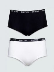 Figi damskie bawełniane dwupak Helinah 000. Figi Big Star, l, bez wzorów, z bawełny. Za 59.99 zł.