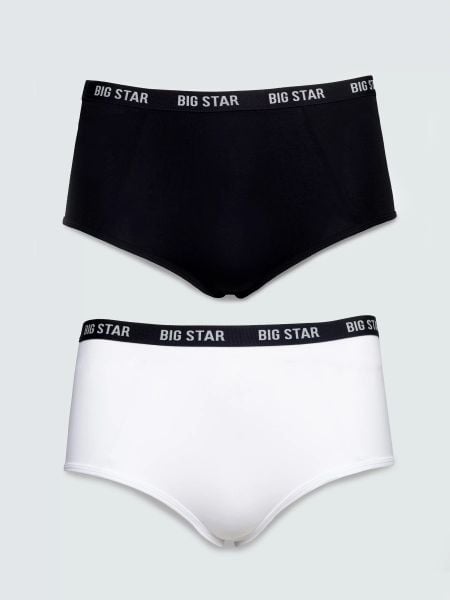 Figi damskie bawełniane dwupak helinah 000. Figi Big Star, l, bez wzorów, z bawełny. Za 59.99 zł.