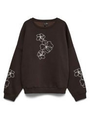 Vero Moda Bluza w kolorze brązowym rozmiar: L. Brązowe bluzy Vero Moda, l, bez wzorów, z bawełny, bez kaptura. Za 144.95 zł.
