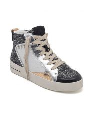 Sixth Sens Sneakersy w kolorze srebrno-czarnym rozmiar: 40. Czarne trampki Sixth Sens, bez wzorów, za kostkę, bez zapięcia. Za 176.08 zł.
