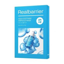 Real Barrier Aqua Soothing Ampoule Mask intensywnie nawilżająca, łagodząca maska w płacie Maseczki w płachcie 280 ml. Maseczki Real Barrier. Za 79.20 zł.