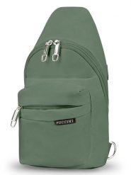 Puccini Plecak w kolorze khaki - 18 x 30 x 6 cm rozmiar: onesize. Brązowe plecaki Puccini, bez wzorów, z materiału. Za 52.99 zł.