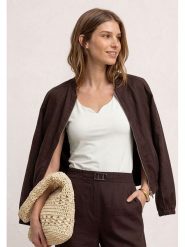 Street One Top w kolorze białym rozmiar: 36. Białe topy Street One, bez wzorów, z bawełny, bez kołnierzyka, bez ramiączek. Za 64.95 zł.