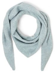 Opus szalik trójkątny z domieszką wełny Kobiety szary, ONE SIZE. Szare szaliki Opus, bez wzorów, z wełny. Za 99.95 zł.