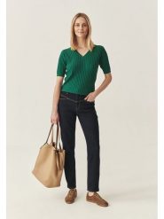 TATUUM Dżinsy - Tapered fit - w kolorze granatowym rozmiar: 38. Niebieskie jeansy Tatuum, z aplikacjami. Za 196.24 zł.