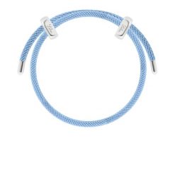 Bransoletka Liana, posrebrzana w kolorze jasnoniebieskim. Niebieskie bransoletki Lilou, posrebrzane. Za 139.00 zł.
