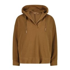 Bluza damska z kapturem CMP. Brązowe bluzy CMP, bez wzorów, z kapturem. Za 323.50 zł.