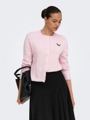 ONLY Kardigan w kolorze jasnoróżowym rozmiar: XS. Różowe kardigany Only, xs, bez wzorów. Za 114.95 zł.