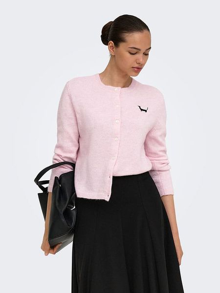 ONLY Kardigan w kolorze jasnoróżowym rozmiar: XS. Różowe kardigany Only, xs, bez wzorów. Za 129.95 zł.