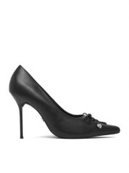 Juicy Couture Szpilki CEO-C5180-1 Czarny. Czarne szpilki Juicy Couture, bez wzorów, bez obcasa, na szpilce, bez zapięcia. Za 229.99 zł.