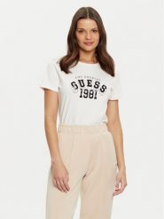 Guess T-Shirt V5RI06 I3Z14 Écru Regular Fit. T-shirty Guess, m, z aplikacjami, z bawełny, bez kołnierzyka, bez ramiączek. Za 89.99 zł.
