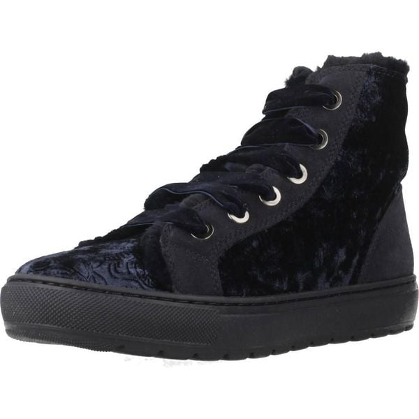 Buty GEOX D BREEDA Niebieski. Niebieskie trekkingi Geox, z tkaniny, trekkingowe. Za 367.99 zł.