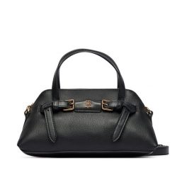 Torebka Tommy Hilfiger. Czarne torebki klasyczne TOMMY HILFIGER, bez wzorów, bez dodatków. Za 529.99 zł.