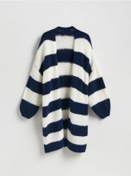 Długi kardigan - wielobarwny. Kardigany Reserved, l, bez wzorów, z dzianiny. Za 159.99 zł.