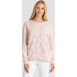 BLUZA TWINSET. Czerwone bluzy Twinset, m, z aplikacjami, bez kaptura. Za 719.00 zł.
