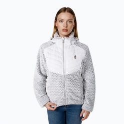 Kurtka hybrydowa damska Aulp Clem Hooded Hybrid. Białe kurtki Aulp, l, bez wzorów, z materiału, bez kaptura. Za 433.65 zł.