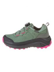 CMP Buty turystyczne "Juukat Low" w kolorze zielono-różowym rozmiar: 39. Zielone trekkingi CMP, z materiału, outdoorowe. Za 344.28 zł.