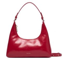 Torebka Calvin Klein. Czerwone torebki klasyczne Calvin Klein, bez wzorów, bez dodatków. Za 489.99 zł.