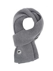 Eisbär Wełniany szal "Laren 2.0" w kolorze szarym rozmiar: onesize. Szare szaliki Eisbar, bez wzorów, z wełny. Za 185.95 zł.