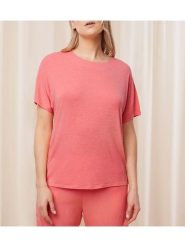 Triumph Koszulka w kolorze łososiowym rozmiar: 38. Pomarańczowe bluzki Triumph, s, bez wzorów, bez kołnierzyka, bez ramiączek. Za 65.85 zł.