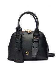 PINKO Torebka Bowling Bag Zip Mini AI 25-26 PLTT 105333 A0QO Czarny. Czarne torebki klasyczne Pinko, bez wzorów, ze skóry, bez dodatków. Za 1,529.00 zł.