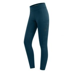 Thermalne legginsy jeździeckie z polaru dla kobiet ELT Rica. Niebieskie legginsy ELT, l, bez wzorów, z dzianiny. Za 287.50 zł.