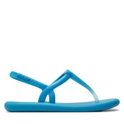 Sandały Ipanema. Niebieskie sandały Ipanema, bez wzorów, bez obcasa, na płaskiej podeszwie, bez zapięcia. Za 79.99 zł.