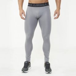 Termoaktywne legginsy treningowe IRONBOY LEG. Szare bielizna sportowa LEGEA, bez wzorów. W wyprzedaży za 88.00 zł.